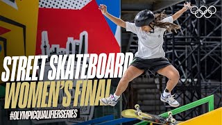 🇧🇷 Masterclass  Street Skateboarding Womens Final Highlights OlympicQualifierSeries [upl. by Isla]