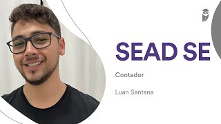 Concurso SEAD SE Conheça Luan Santana aprovado em 32° lugar para Contador [upl. by Asiulana]