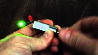 FingerTech Robotics  Spark motor  powering LEDs [upl. by Evelina]