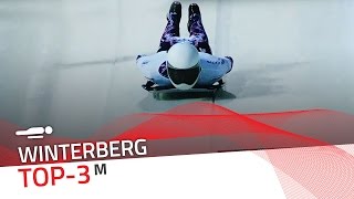 Winterberg  Mens Skeleton Top3  IBSF Official [upl. by Erdnaed517]