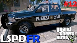 GTA V LSPDFR 12  FUERZA CIVIL POLICÍA DE NUEVO LEÓN MÉXICO  TheAxelGamer [upl. by O'Conner926]