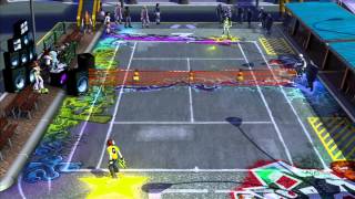 SEGA Superstars Tennis Beat vs Gum Jet Set Radio Court 1080 HD [upl. by Okiruy]