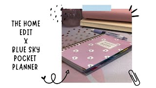 The Home Edit x Blue Sky Planner Flip  Spiral Planner from Target [upl. by Edora]