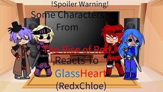 Part 2 Of Descendants 4 Reacts GlassHeartRedxChloeMusic Video SpoilersMy AU [upl. by Areema]