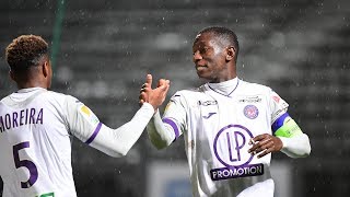 Images exclusives du but de MaxAlain Gradel face à Niort en Coupe de la Ligue BKT [upl. by Wurtz]