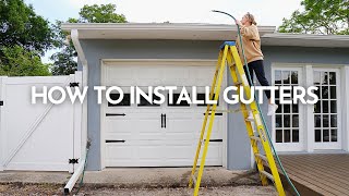 How to Install Gutters [upl. by Skipper]