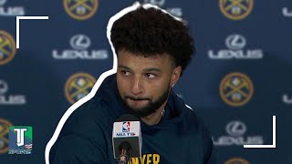 Jamal Murray on FORCING OT at the BUZZER for the Nuggets to eventually BEAT Pistons [upl. by Dougy]