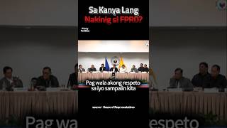 SA KANYA LANG NAKINIG SI FPRD Duterte EJK QuadCom [upl. by Nahgaem]