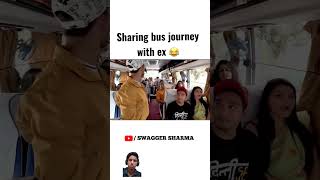 sharing bus journey with ex 😂 swaggersharma comedyswag funny swaggerbaba SwaggerSharma [upl. by Margeaux481]