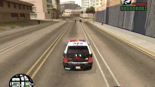 LAPD responding to a holdup  GTA san andreas [upl. by Demitria488]