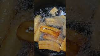 My Breakfast Frying Plantains Nine Pieces Delicious [upl. by Blynn]