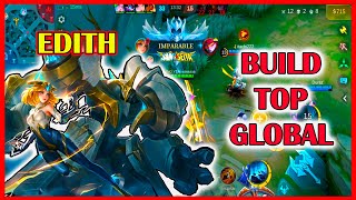 ⚡CON ESTA BUILD DE EDITH NO TIENES COMO PERDER  MOBILE LEGENDS BANG BANG 2024🤖BEST BUILD EDITH [upl. by Lynnell]