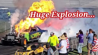 Explosion on the burnout pad Theory on what happened [upl. by Felicie564]