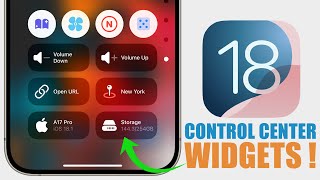 Best iOS 18 Control Center CUSTOM WIDGETS  You Must Have [upl. by Arolf133]