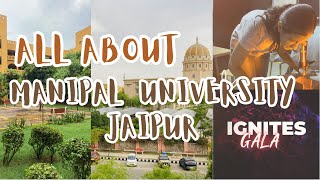 All about manipal University Jaipur admission  timings freshers party Faculty fest  placements [upl. by Yleek671]