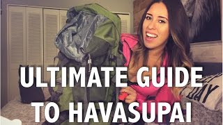 Ultimate GEAR Guide to Havasupai Havasu Falls [upl. by Onitselec]