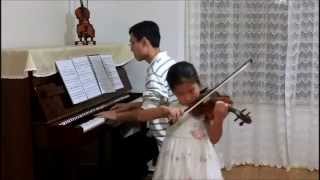 Seitz Violin Concerto No3 Op12 in G Minor Movement 1 Mingming at 6 1 Year 7 Months of Study [upl. by Blodgett]