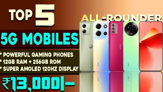 12GB256GB  Top 5 Best 5G Phone Under 13000 in 2024  sAmoled 120hZ  Best 5G phone under 13000 [upl. by Edny]