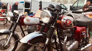 KEMPTON PARK Motorcycle Autojumble ALL that Noise FOR SALE Ready to Ride HONDA VFR400R SUZUKI RM RV [upl. by Eneleahcim]