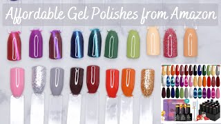 Beetles Gel Polish Kit Review  Affordable Gel Polish Kit from Amazon  Gemstone Party  Gel Nails [upl. by Erdnoed]