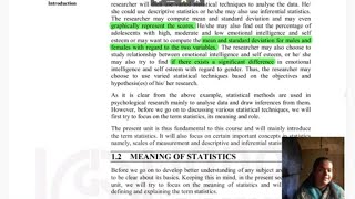 Introduction of Statistics for Psychology  in Hindi  BPCC  104 Section 11  IGNOU BAH [upl. by Zippel]