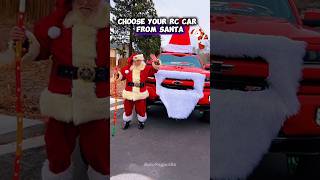 Choose Your RC Car from Santa 🎄🎅 shorts automobile christmas rc [upl. by Sabine]