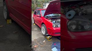 motor oilchange for the RED mk4golf vwgti freshandclean diymechanic fixingcars oldcars pnw [upl. by Inoue657]