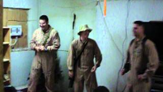 A Few of the Boys in Iraq Singing the Seabee Song [upl. by Cherye229]