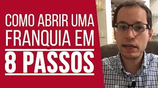 Como Abrir Uma Franquia Em 8 Passos [upl. by Ydde]