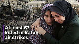 Gaza 67 dead in Rafah strikes as Israel plans ground assault [upl. by Pellikka]