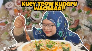 Puas Hati Masak Kuey Teow Kungfu Sendiri  Mukbang Malaysia [upl. by Lindemann]