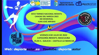 GALICIA – CASTILLA LA MANCHA Infantil Masculino Torneo Balonmano Cangas del Narcea 2022 [upl. by Alletsyrc]