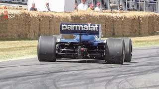 Brabham BT52 F1 Turbo in Action  BMW M1213 15L 4Cylinder Engine Sound [upl. by Brasca]