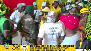 ANC JOBURG REGION REGINA MONDI CANDLE LIGHT SLOGANS [upl. by Alvinia546]