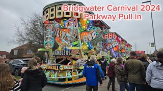 Bridgwater Carnival 2024 Parkway Pull in [upl. by Atelra193]