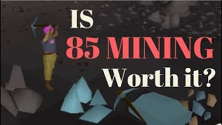 What to Expect at 85 Mining  One Hour Test  Money Making OSRS 2017 [upl. by Notsahc]