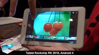 Tablet Rockchip RK 2918 con Android 4 ICS [upl. by Llenrag80]