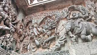 The incredible sculpture of Hoysalaeswara temple Halebidu Sep 1 2024 [upl. by Nale]