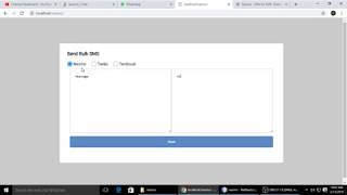 Send SMS  Send Bulk SMS in PHP [upl. by Anon]