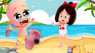 The boo boo song  Cleo and cuquin Nursery Rhymes amp Kids Song [upl. by Anual]