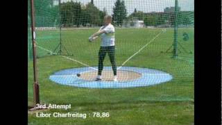 National Championship hammer throw [upl. by Sihtam]