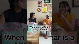 When buri nazar is a Serious isue funny viralvideo trendingshorts viralvideos viralchallenge [upl. by Aro]