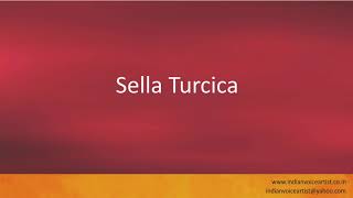 Pronunciation of the words quotSella Turcicaquot [upl. by Anrev734]