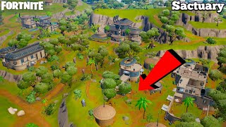 NEW SACTUARY LOCATION GAMEPLAY  FORTNITE LOOTING GUIDE [upl. by Etnaed]