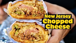 A New Jersey Chopped Cheese A Neighborhood New York signature sandwich with a Jersey swag [upl. by Nylecsoj]