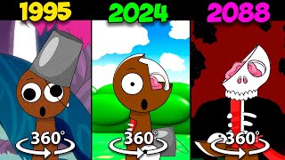 360° VR Incredibox Sprunki 1995 vs 2024 vs 2088 [upl. by Aliuqehs]