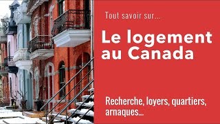 LES DIFFERENTS TYPES DAPPARTEMENTS AU CANADA ET LEURS PRIX [upl. by Eidde]