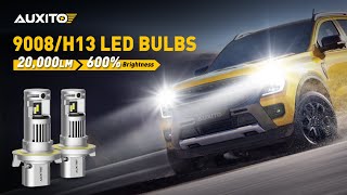 AUXITO 9008H13 Headlights 600 Brightness Improved Your Ideal LED Bulb [upl. by Ylsel]