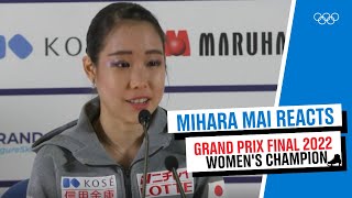 Mihara Mai Isabeau Levito and Loena Hendrickx take the podium at Grand Prix Final 2022 [upl. by Rita]