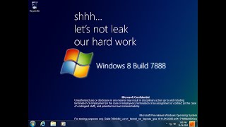 Taking a look at Windows 8 Build 7888 [upl. by Aneej]